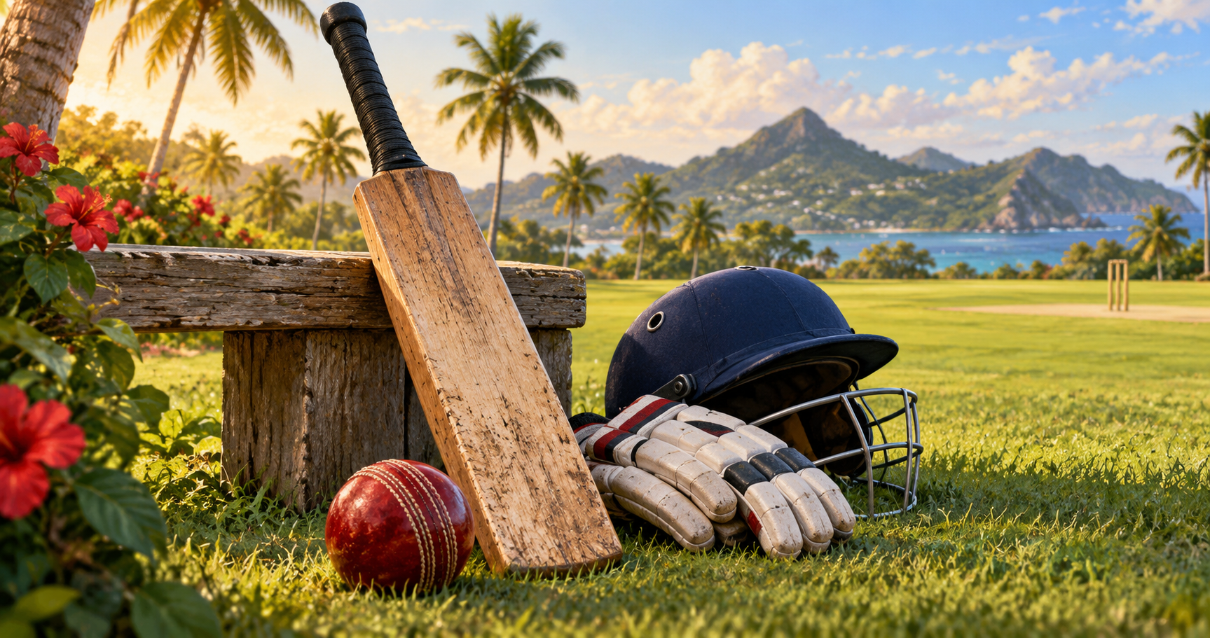 Saint Lucia cricket: a return worth following — conceptual editorial illustration